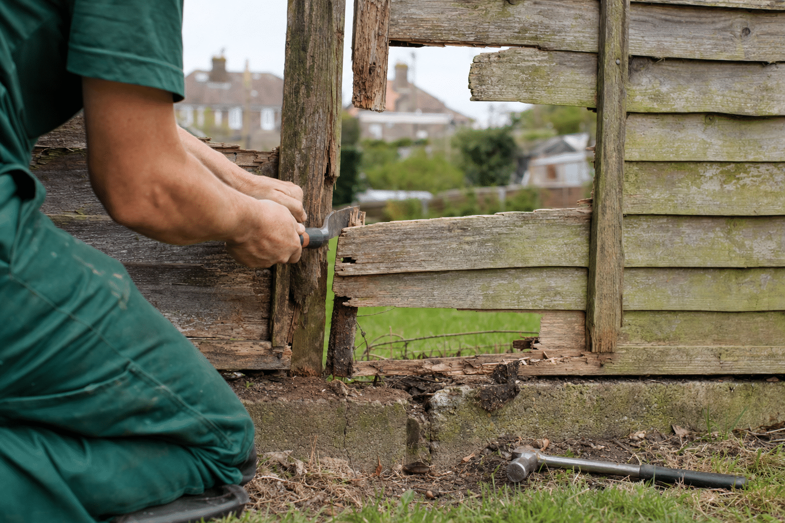 Garden Fence on a Railway or Council Boundary in SE London: Who Repairs It and Who Pays